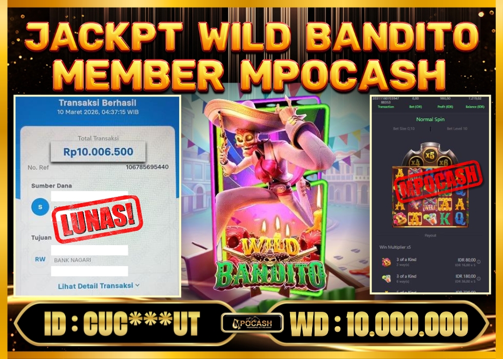 MPOCASH JACKPOT WILD BANDITO